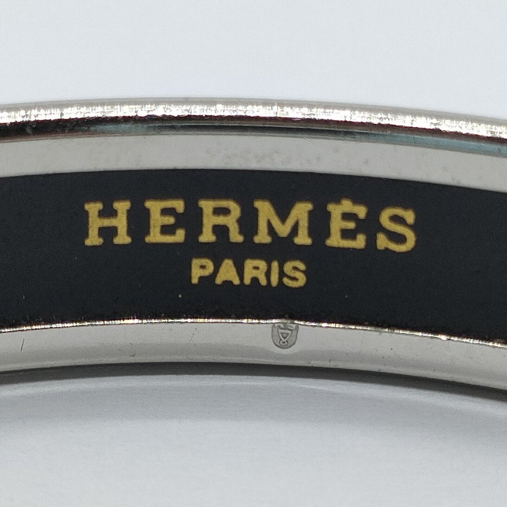 Hermes Bangle Silver Light Blue - image 5